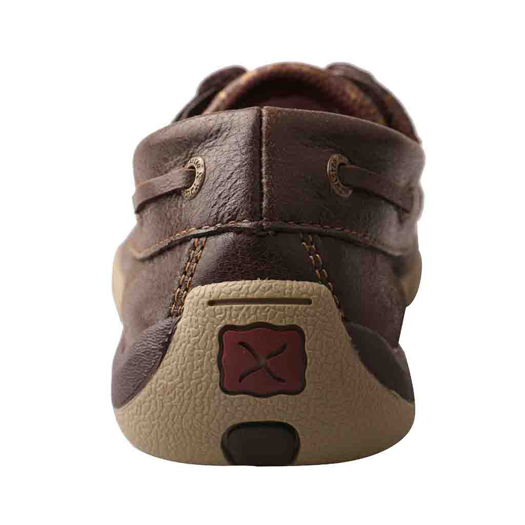 Womens Driving Moc Brown-Floral