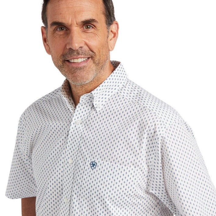 Ariat Boys Kaspar SSL Shirt Wht