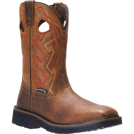 Wolverine Men's Rancher Aztec Steel Toe Tan Work Boots